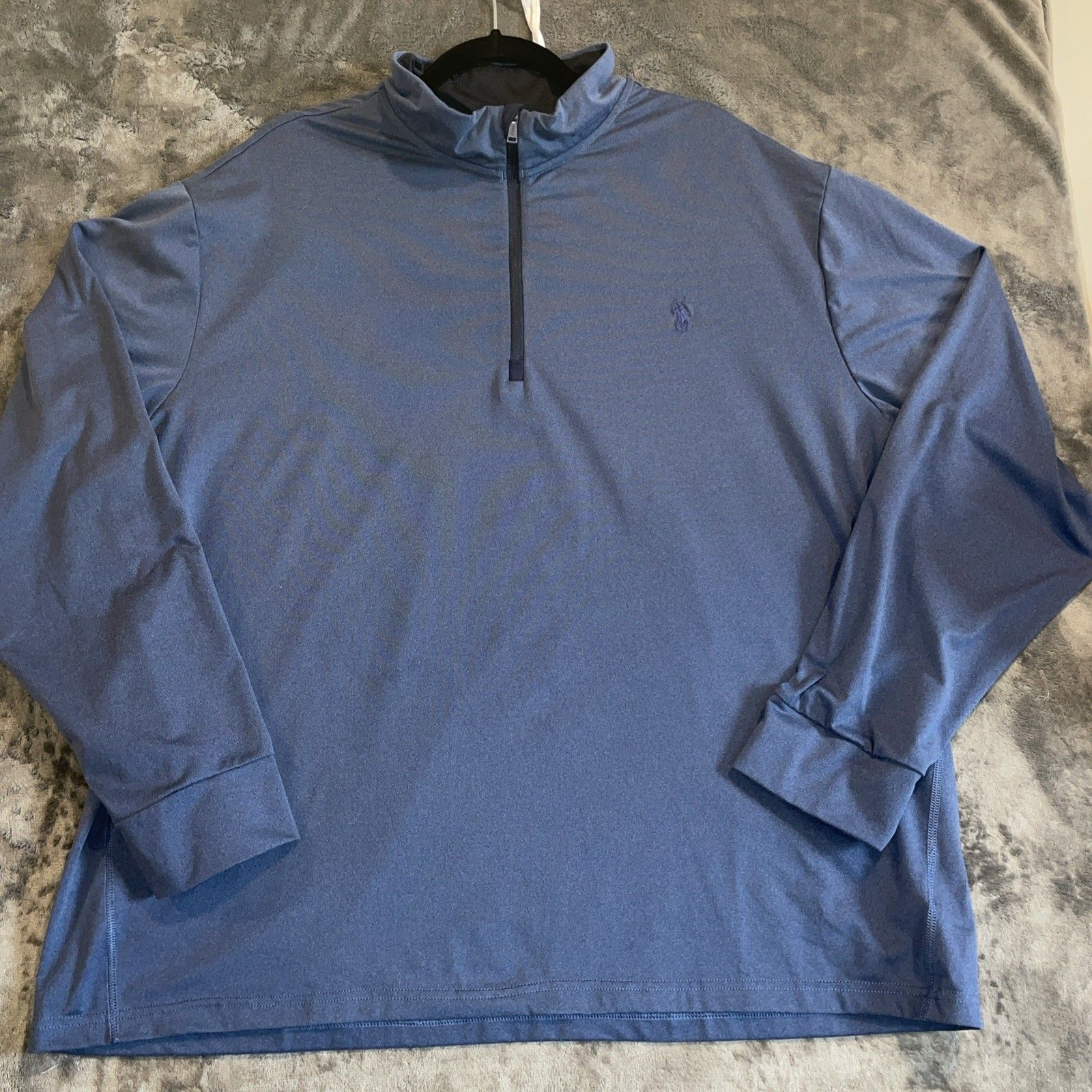 Polo Golf Ralph Lauren Performance Sportswear 1/4 Quarter Zip Blue Pony 1xb